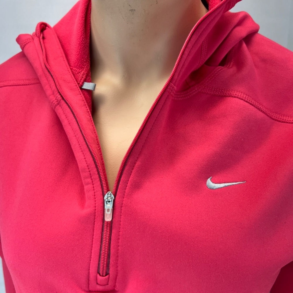 Pink Nike Dry Fit Hoodie Sweater Size Large